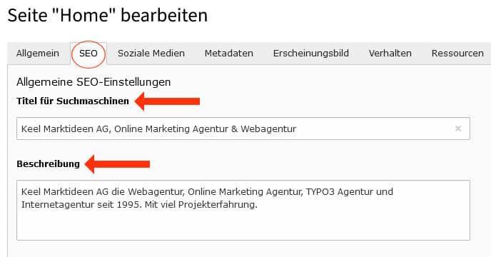 SEO Google Ranking Metadaten optimieren 03